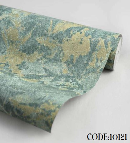 کاغذ دیواری آبی سبز البوم کربن (2) مدل 10121