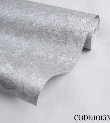 کاغذ دیواری بافت دار نقره ای البوم کربن (2) مدل 10153