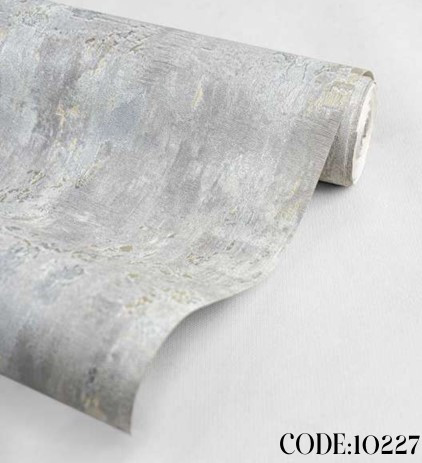 کاغذ دیواری طوسی طرح پتینه البوم کربن (2) مدل 10227